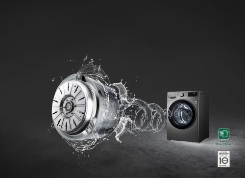 Lave-linge LG 15 Kg Grand Capacité Modèle F0L9DYP2S