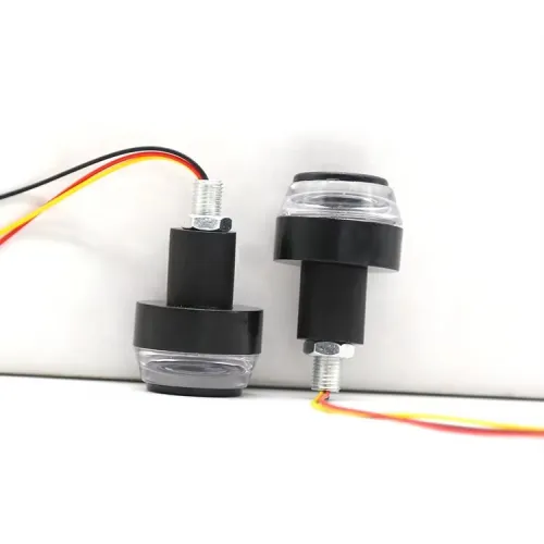 12V Moto LED Guidon, Lumière Blanc Jaune, Clignotant Poignée/ مصباح إشارة خاص بمقود الدراجة النارية 