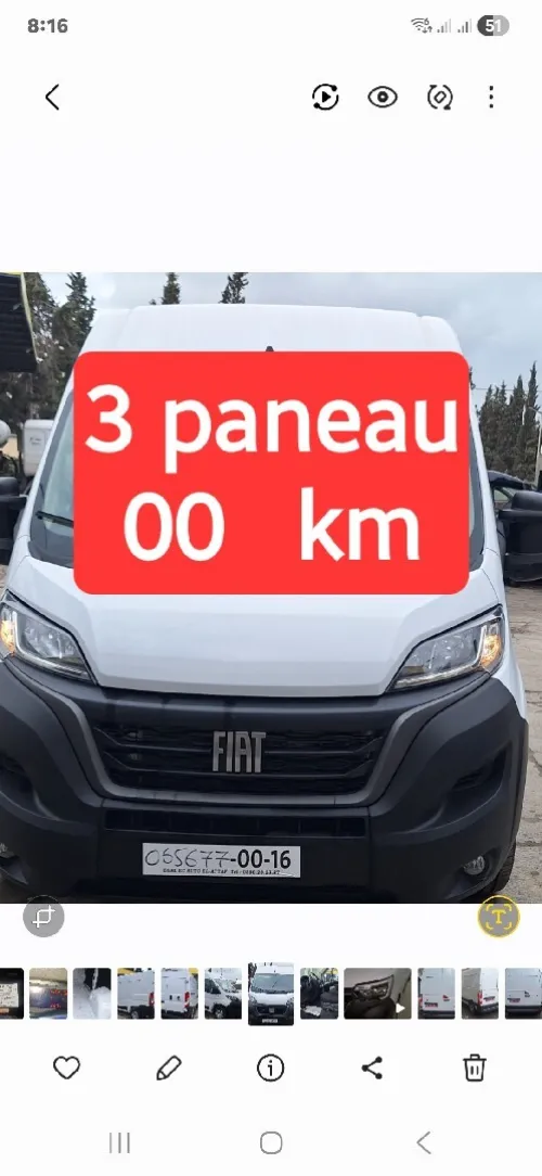 Fiat 3 paneau Dikato safi 2023