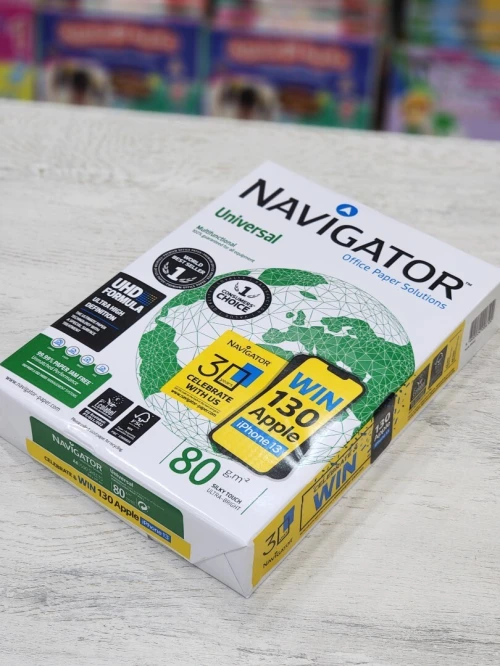 Rame de papier extra blanc NAVIGATOR A4 /80grm /500f 