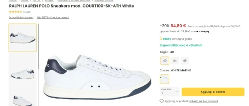 Basket Polo Ralph Lauren COURT100-SK-ATH White Sneakers