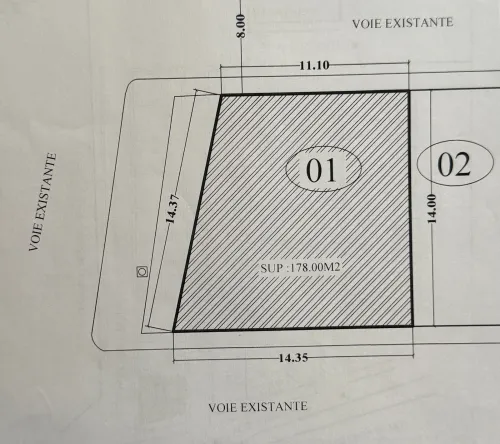Vente Terrain Oran Boufatis