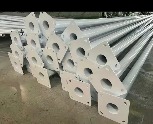 FABRICATION POTAUX ECLERAGE PUBLIC صناعة الاعمدة الكهربائية 