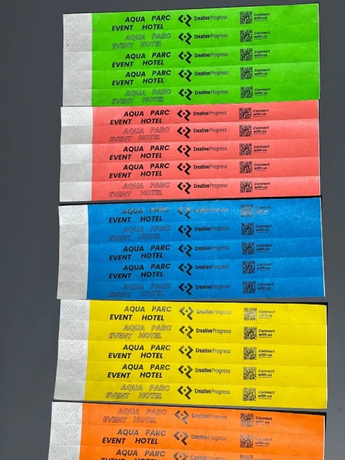 Bracelets personnalisés control accée Piscine, Hôtel, Plage, Vinyle, Tyvek, Événementiel