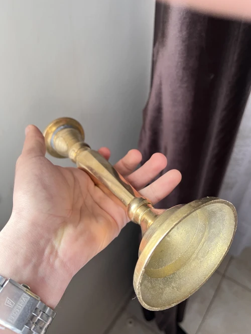 Chandelier Classique en Laiton doré نحاس اصفر