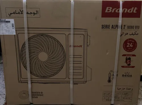 Climatiseur Brandt 18000 BTU Neuf