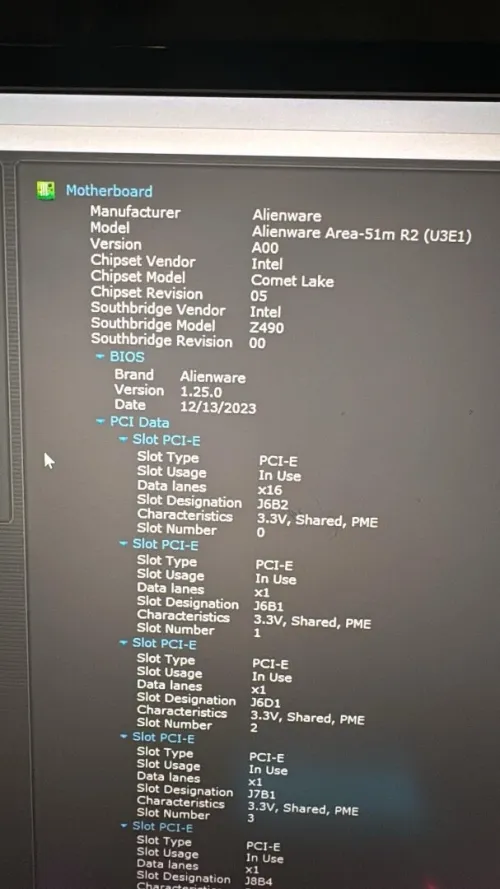 Dell Alienware Area-51m R2 (U3E1)