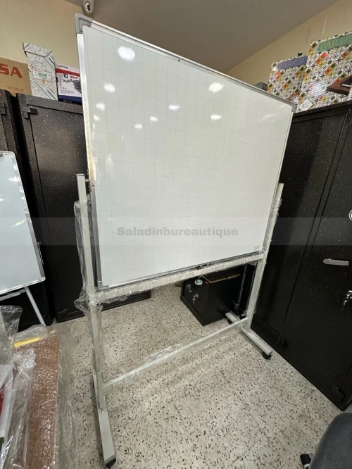 Tableau blanc avec support mobil 120x90cm