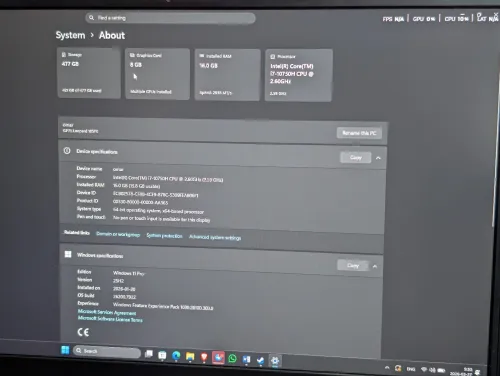 MSI leopard gb75 (Rtx2070)