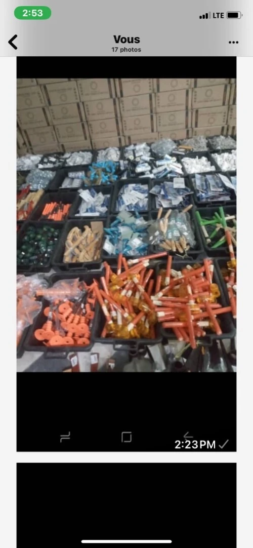 Vente lot de quinquerie 