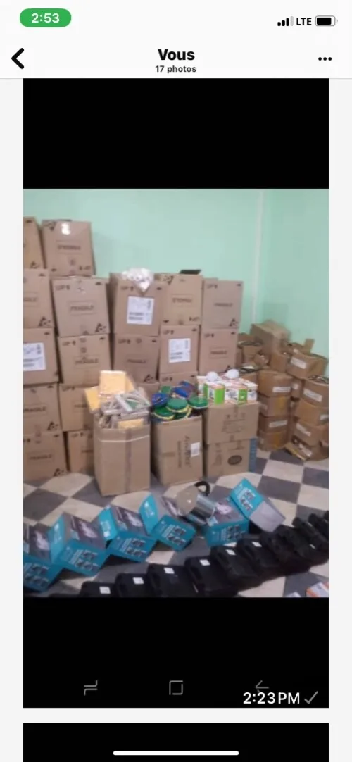 Vente lot de quinquerie 