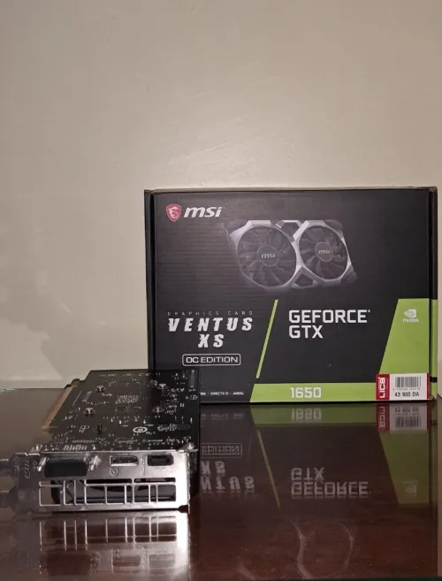 GTX 1650 MSI 4GB Ventus XS - Très bon état + boîte