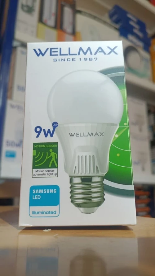 Lampe détecteurs de mouvement Wellmax 09w et 18w