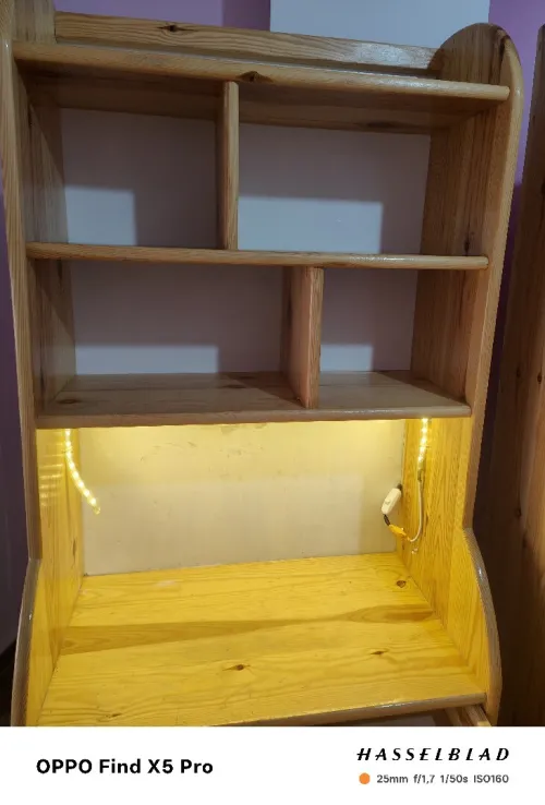 Bureau avec tiroir et étagères de rangement 