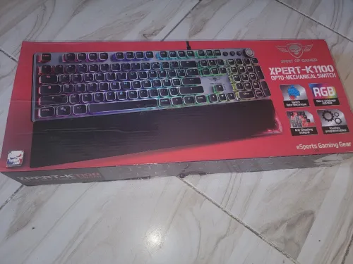Clavier Gaming Opto-Mécanique Touches Programmables Rgb Alluminium Xpert-K1100 Spirit of Gamer 