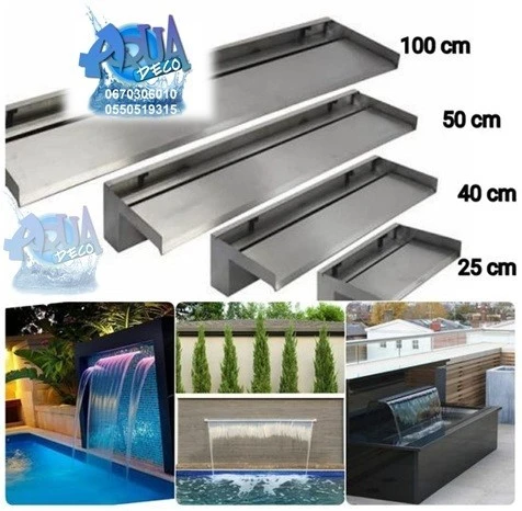  بيع معدات النافورات وأحواض السباحة Vente équipement de fontaine et piscine