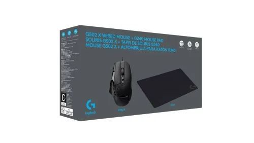 SOURIS LOGITECH G502 X ET TAPIS G240