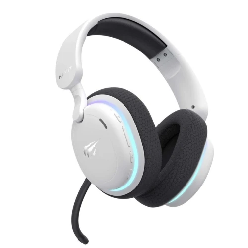 CASQUE GAMING HAVIT FUXI- H7 5-MODE RGB WHITE SANSFIL