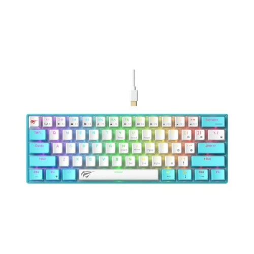 CLAVIER HAVIT GAMING MECANIQUE RED SWITCH KB903L BLUE/WHITE