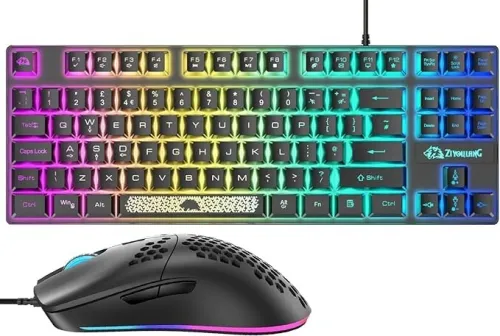 CLAVIER ET SOURIS REDWOLF GAMING KEYBOARD MOUSE SET