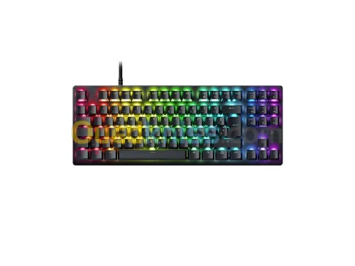 Clavier mécanique filaire USB Razer Huntsman V3 X TKL avec commutateurs RGB optiques violets