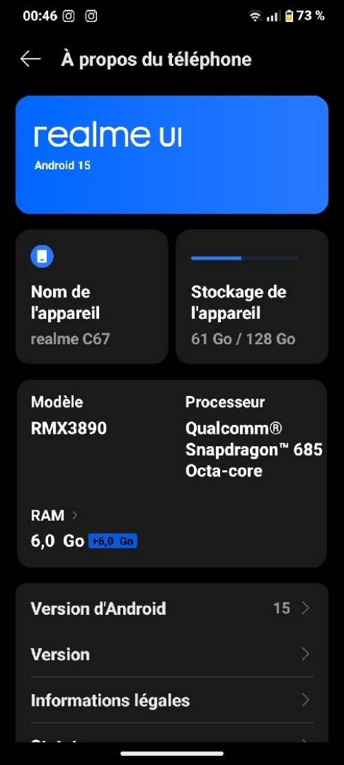 Realme Realme c67
