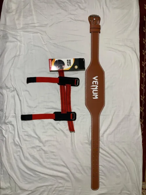 Pack fitness ceinture+straps
