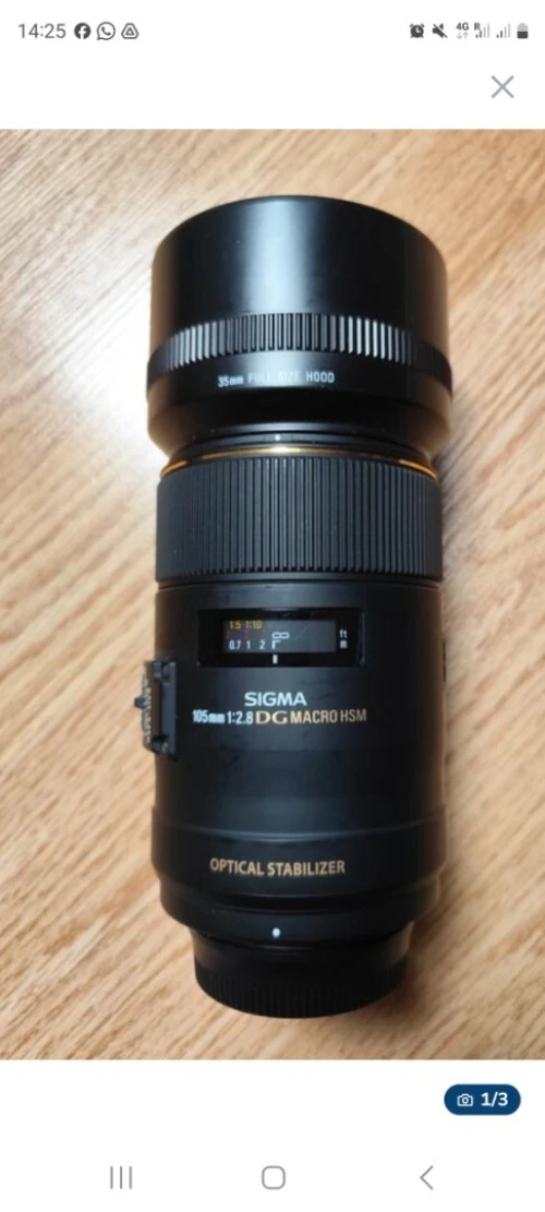 SIGMA MACRO 105mm F2.8 EX DG OS HSM (monture nikon)