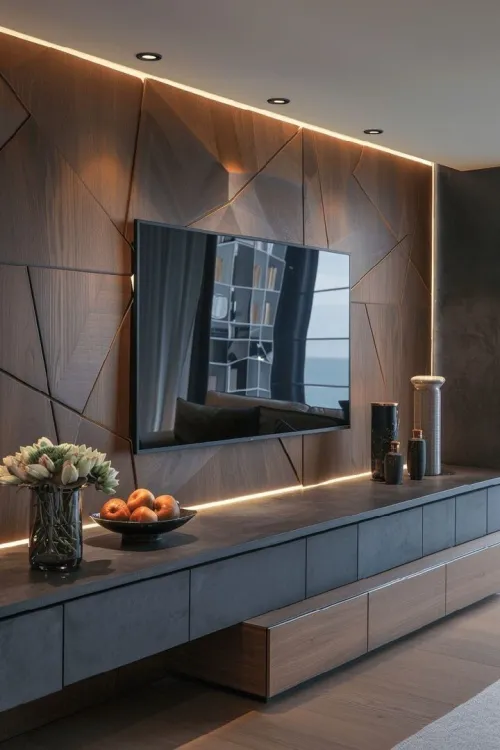 Meuble TV Sur Mesure - Design moderne et élégant
