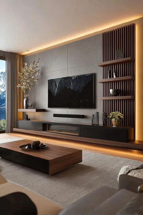 Meuble TV Sur Mesure - Design moderne et élégant