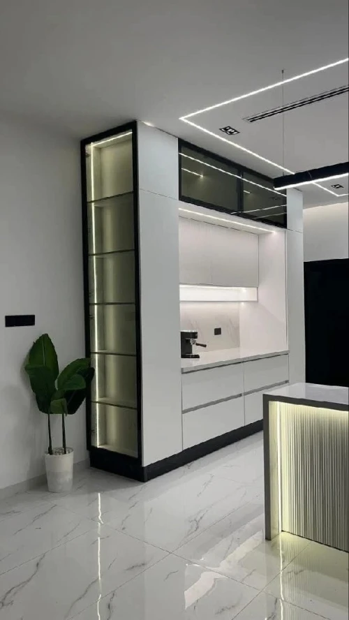 Cuisine équipée moderne en MDF