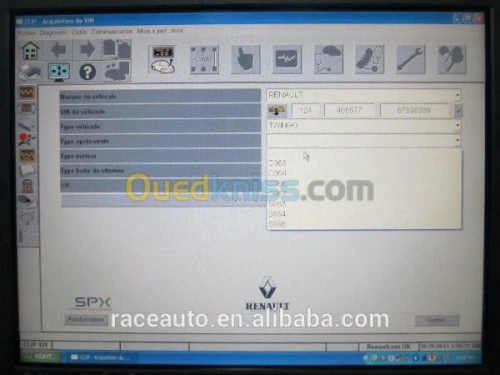 Scaner électronique automobile