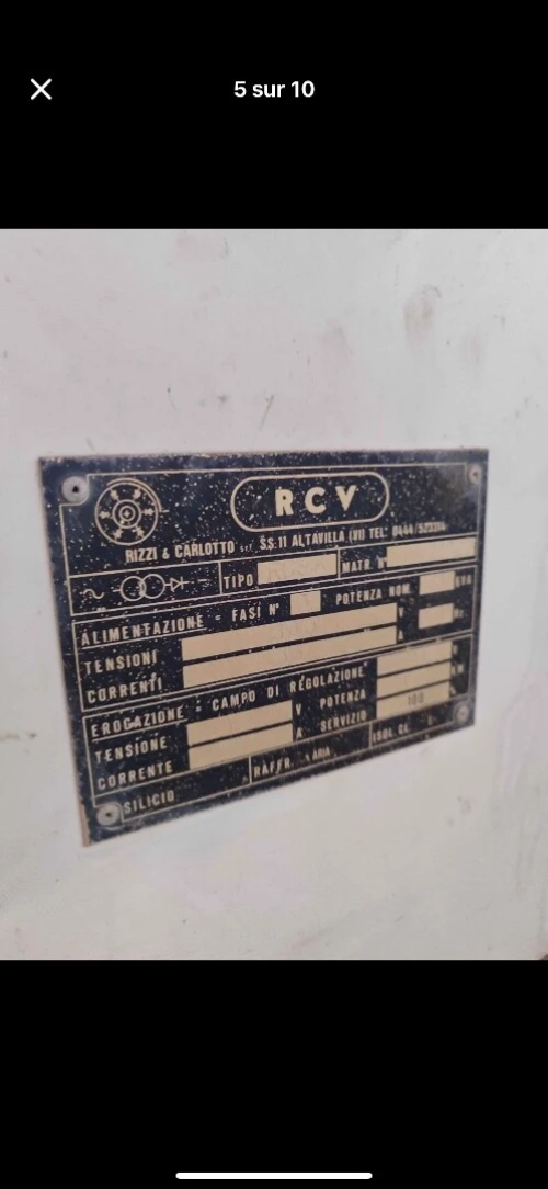 À vendre : Chaîne de zingage automatique