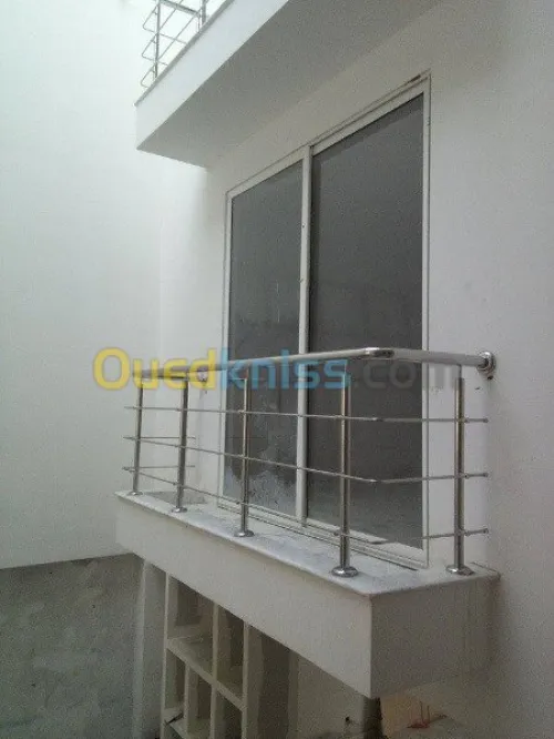 Rampe d'escalier en INOX