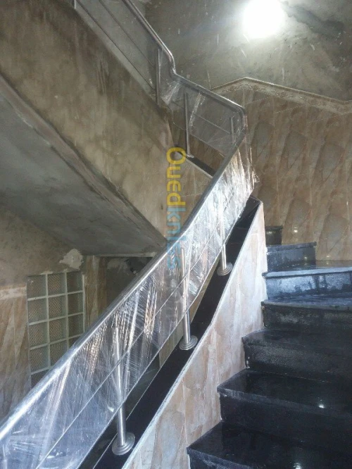 Rampe d'escalier en INOX