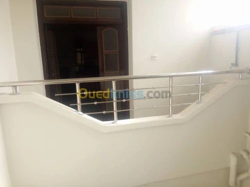 Rampe d'escalier en INOX