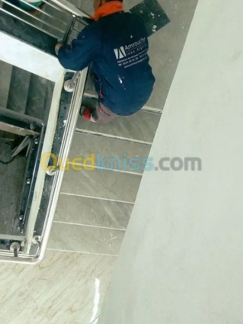 Rampe d'escalier en INOX