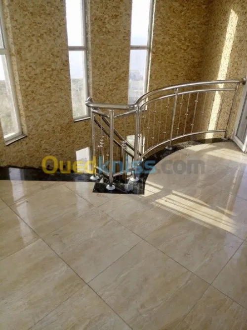 Rampe d'escalier en INOX