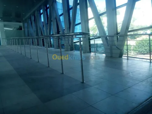 Rampe d'escalier en INOX