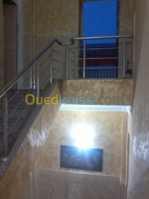 Rampe d'escalier en INOX