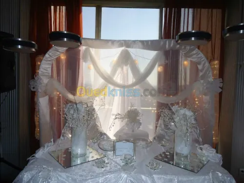 Décoration des salles de fete