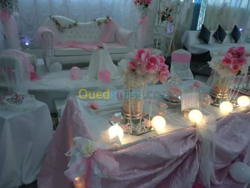 Décoration des salles de fete