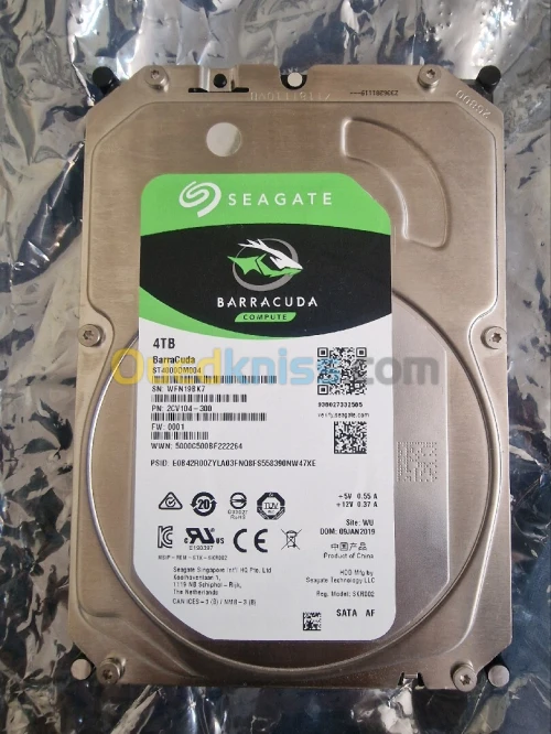 Disque dur seagate barracuda 4 tera 
