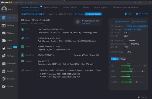 i7 14700KF RTX 3080 10G 
