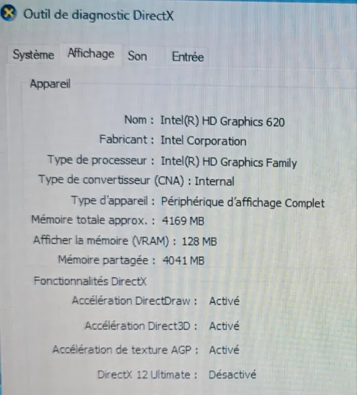 Pc Lenovo i5 7eme (8/256SSD)