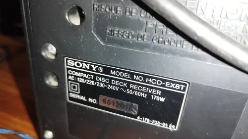 Mini chaine Sony Genezi