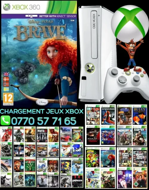 installation jeux Xbox 360 sur Disque dur de la console  + de 300 jeux disponible sur le catalogue 