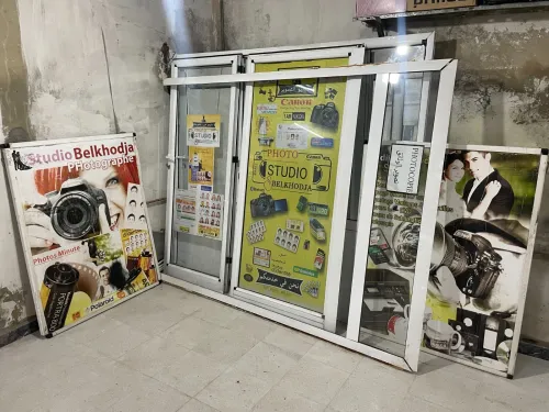 portes et séparations en aluminium