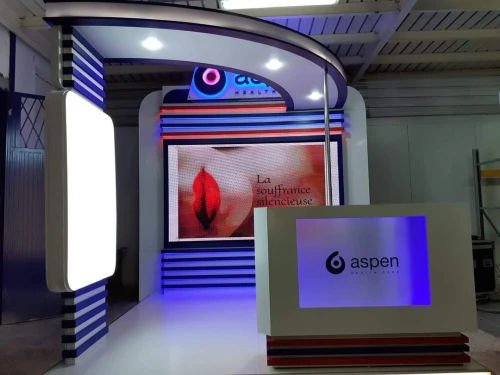 Location/ réalisation Stand d'exposition et point de vente (points de vente, salons et foires)