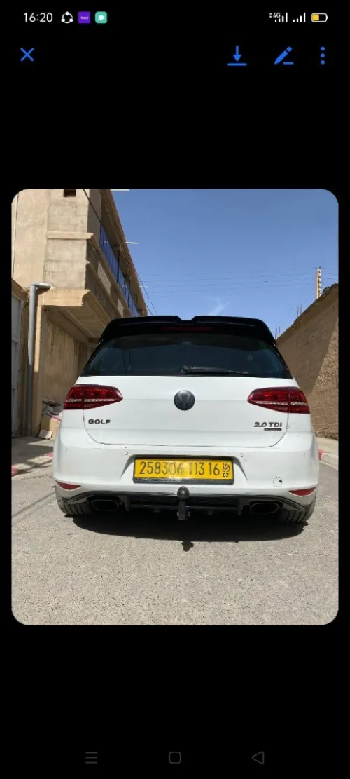 Volkswagen Golf 7 2013 Bleu motion